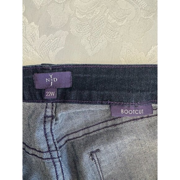 NYDJ Barbara Bootcut Blue Jeans Burbank Wash 22W Stretch Slimming - Picture 3 of 10